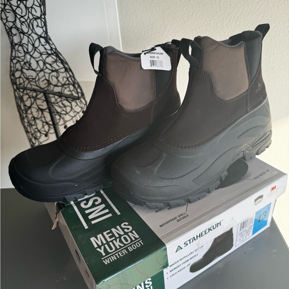 Staheekum Men's Insulated Yukon Boot - Dark Brown